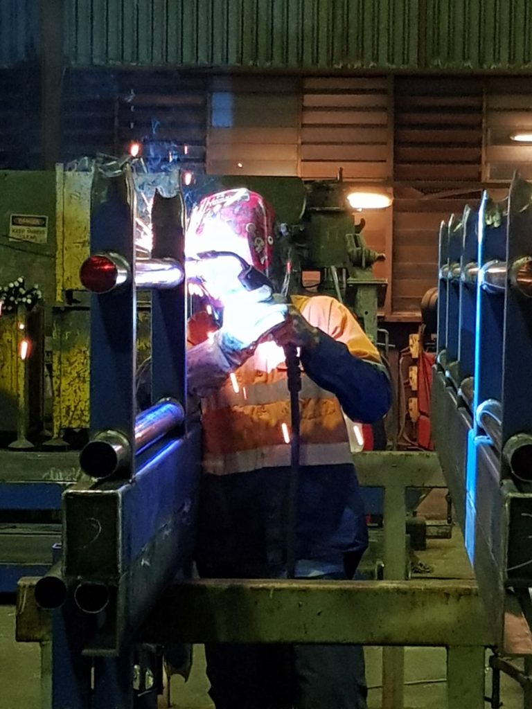 onsite welding project