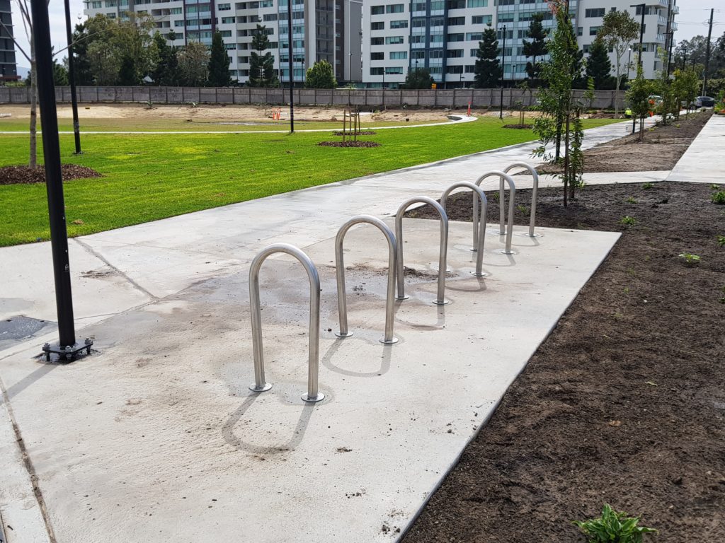 Yeerongpilly Green U Shaped Bike Rack