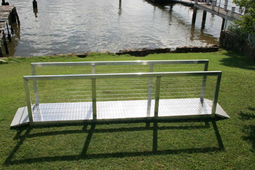 pontoon ramp